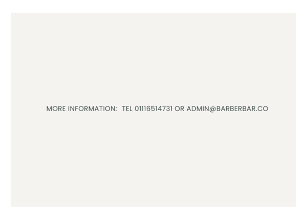 BarberBar Barbershop Gift Voucher - Image 2