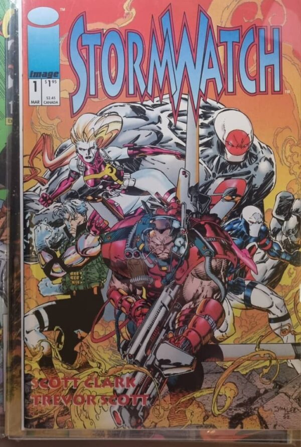 Image Comic fans will remember JIM LEE's STORMWATCH. Sold with a limited edition WIZARD Magazine card.