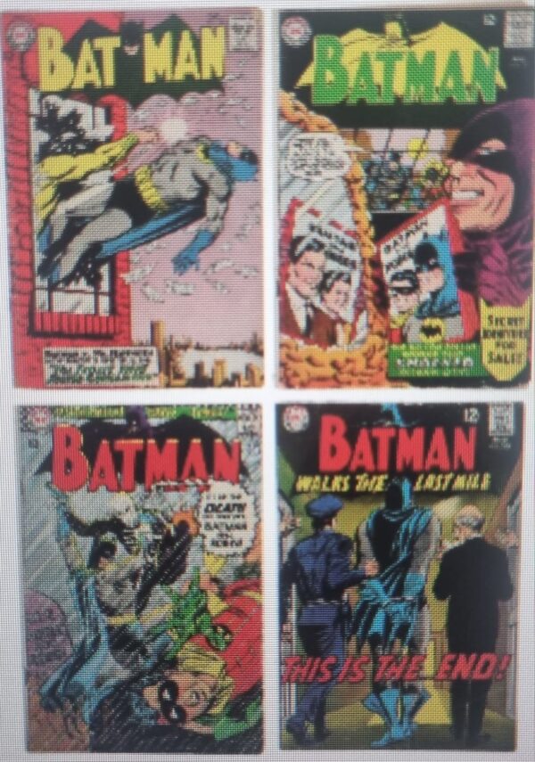 Batman #168, 173, 180, 206 (1964-68 DC) 4 Books - Raw